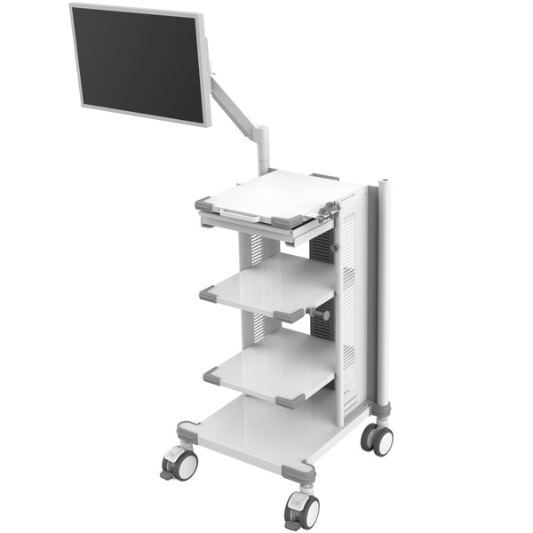 Chariot médical avec support pour moniteur (pour endoscope), MCR4