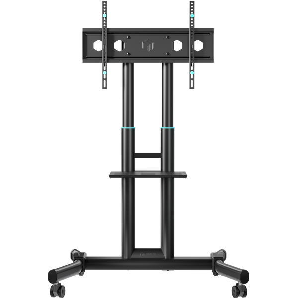 Support Mobile pour Télévision et Écrans Professionnels 43"-75", max 70 kg, Noir TS1551