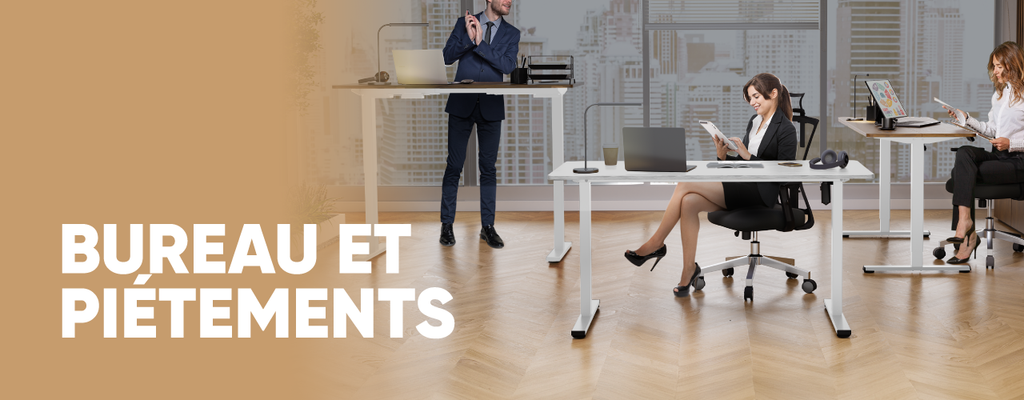 Mettez à jour votre espace de travail avec les bureaux et cadres ONKRON!