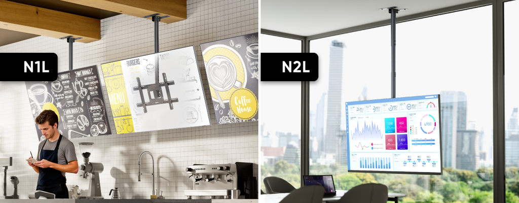 Supports de plafond ONKRON pour la maison et les entreprises : N1L et N2L