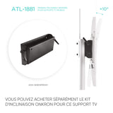 ATL1881 Adaptateur VESA pour pied de TV TS1881 permettant l'inclinaison de l'écran jusqu'au +10°