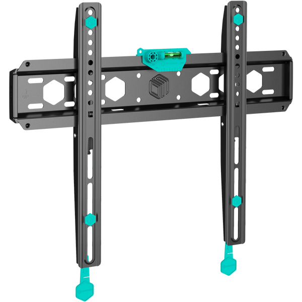 FM5 Fixation TV murale non inclinable pour des téléviseurs de 32 à 65 pouces 56 kg max Noir