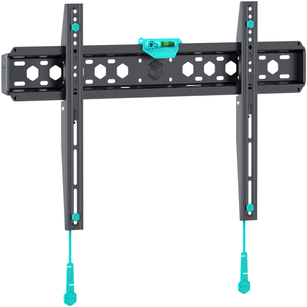 FM6 Support TV mural fixe pour des écrans de 43 à 85 pouces 68 kg max Noir