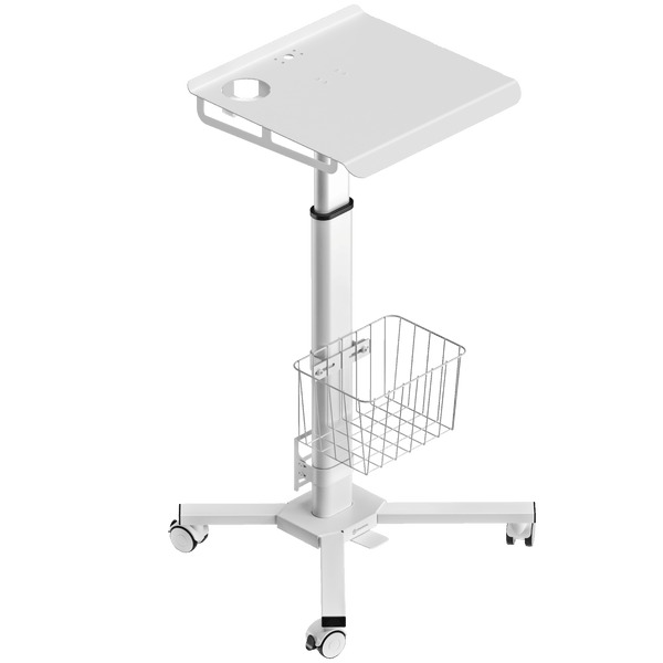 LMG30-W Support sur pied à roulettes pour ordinateur portable, tablette et autre équipement Blanc