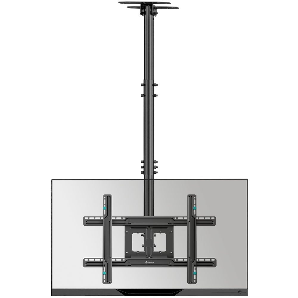 N2L Noir, Support de plafond pour TV de 32" à 80", 68 kg max