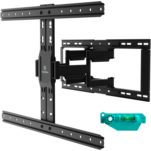 Support mural articulé complet pour 32"-90", charge max. 50 kg, Noir SM6