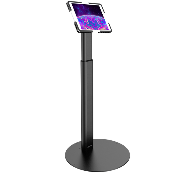 Adjustable height tablet stand Tablets 7.9-10" and 10-13" Load 9 kg VESA 75x75, 100x100 Tilt 180 degrees, rotation 90 degrees TS1010