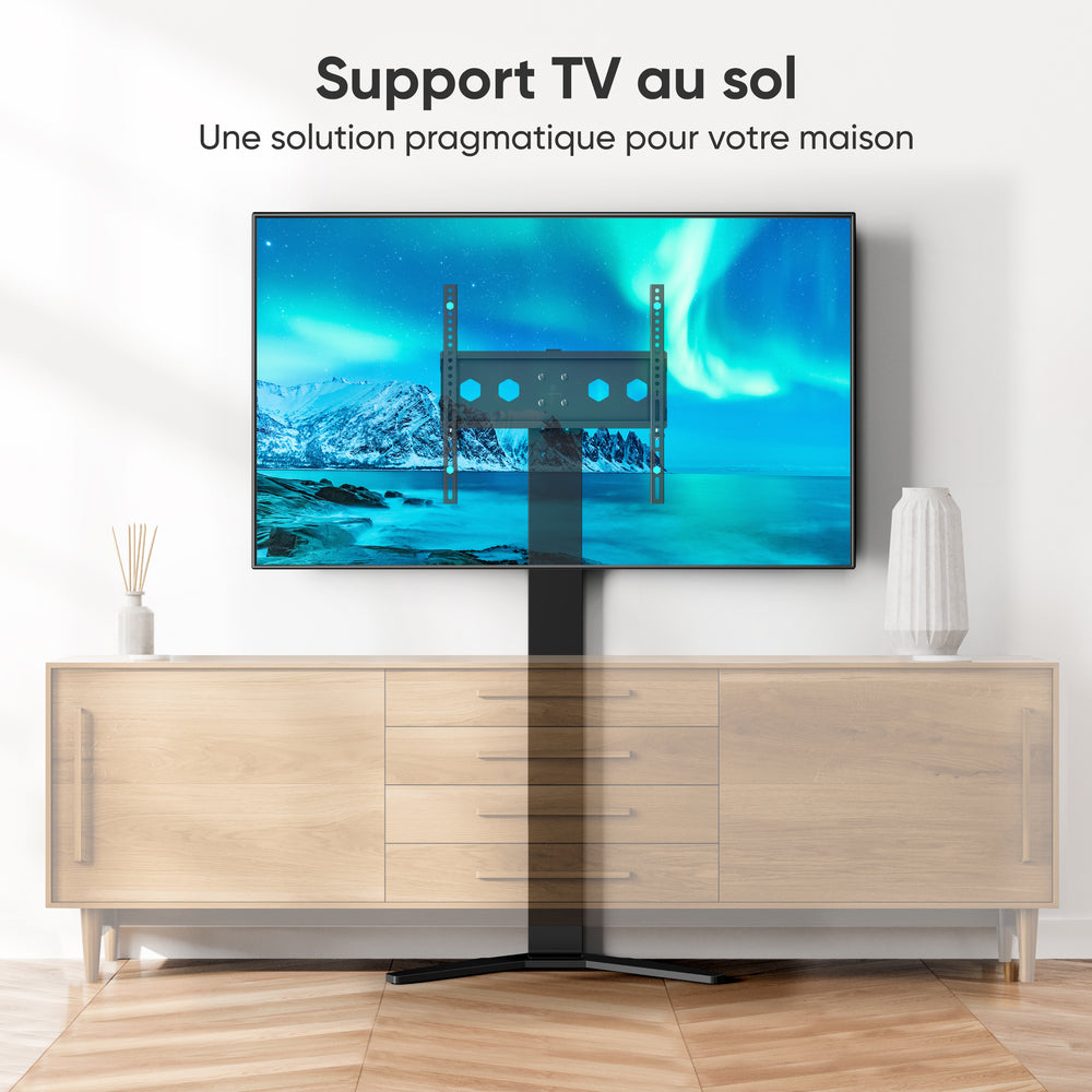 TS1140 Noir, Support TV pour écrans de 26 à 65, 35 kg max