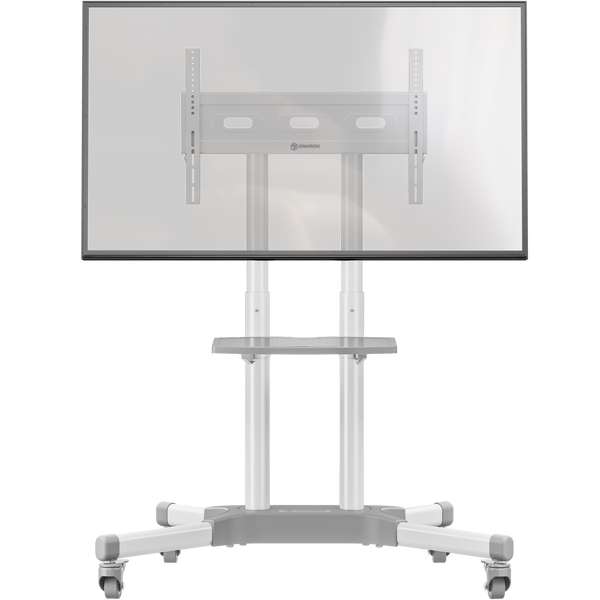 Support Mobile pour Télévision 32"-65", max 50 kg, Blanc TS1351