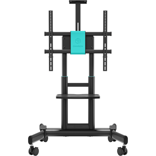 Support Mobile pour Télévision 50"-90", max 101 kg, Noir TS1881