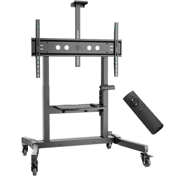 Support Mobile Motorisé pour Télévision ou Panneaux Interactifs 50"-100", max 130 kg, Noir TS1991E