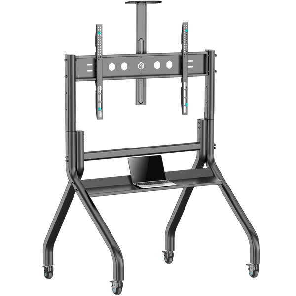 Support Mobile pour Télévision 60"-120", max 150 kg, Noir TS2080