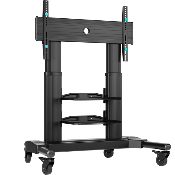 Support Mobile pour Télévision avec Support 40"-80", max 65,5 kg, Noir TS2771