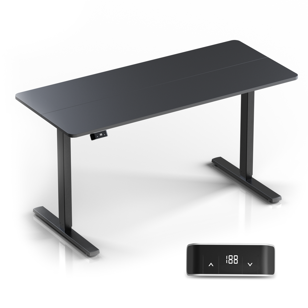 WDT221E-B Table motorisée réglable en hauteur jusqu'à 60 kg, Noir