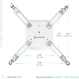 K2A, Support de plafond pour projecteur, 10 kg max
