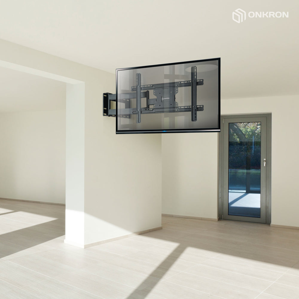 Onkron - UT4 Support TV mural inclinable pour écran de 55 à 100 pouces 75  kg max Noir - Support et Bras - Rue du Commerce